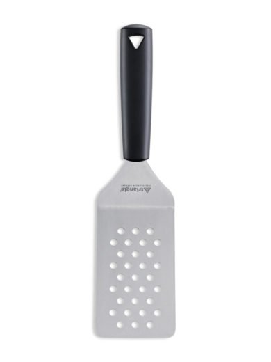 Triangle cranked, perforated spatula 14cm wide (73 525 14) Triangle cranked, perforated spatula 14cm wide (73 525 14)