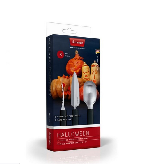 Triangle Σετ Σκαλίσματος Κολοκύθας 3 τμχ Triangle Σετ Σκαλίσματος Κολοκύθας 3 τμχ