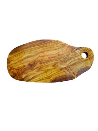 Olive wood cutting board with hole 40cm Olive wood cutting board with hole 40cm