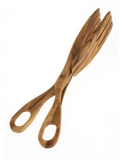 Cretan Knives Skalidakis Olive Wood Scissor Tongs Cretan Knives Skalidakis Olive Wood Scissor Tongs