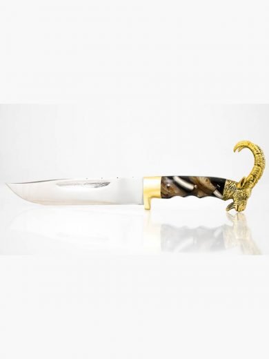 Μαχαίρι Κρητικό Χειροποίητο Σκαφιδωτό Inox με Μπρούτζινή Κεφαλή Κρί-Κρί Ν0 7 Μαχαίρι Κρητικό Χειροποίητο Σκαφιδωτό Inox με Μπρούτζινή Κεφαλή Κρί-Κρί Ν0 7
