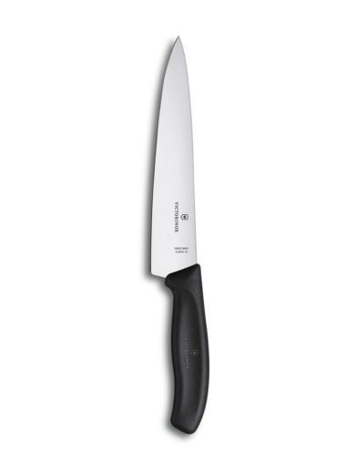 SwissClassic Carving Knife, 19cm black handle SwissClassic Carving Knife, 19cm black handle