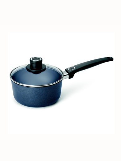Woll Diamond Lite Saucepan, matching safety glass lid 18cm Woll Diamond Lite Saucepan, matching safety glass lid 18cm