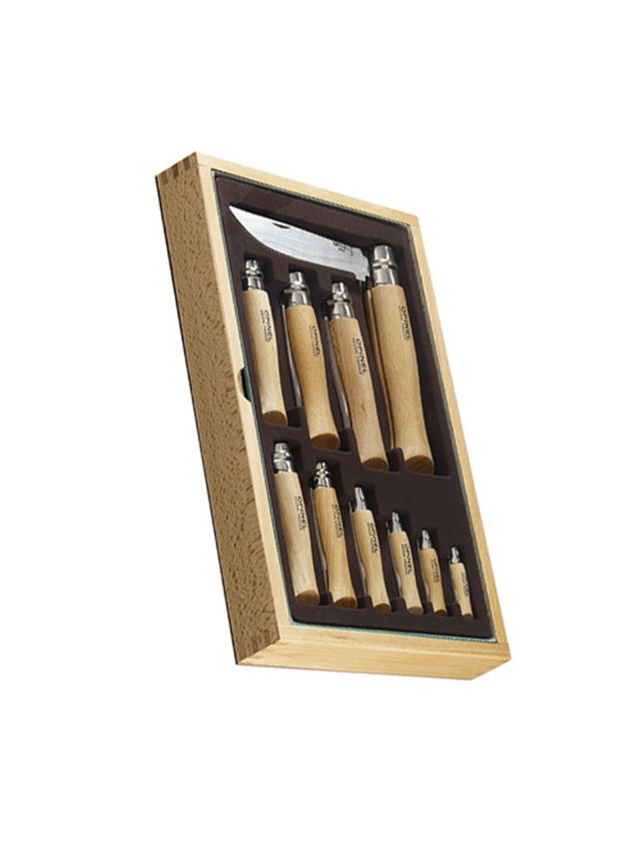 Opinel Εκθετήριο Ταμείου Ξύλινο Με Τζάμι Ιnox Opinel Εκθετήριο Ταμείου Ξύλινο Με Τζάμι Ιnox