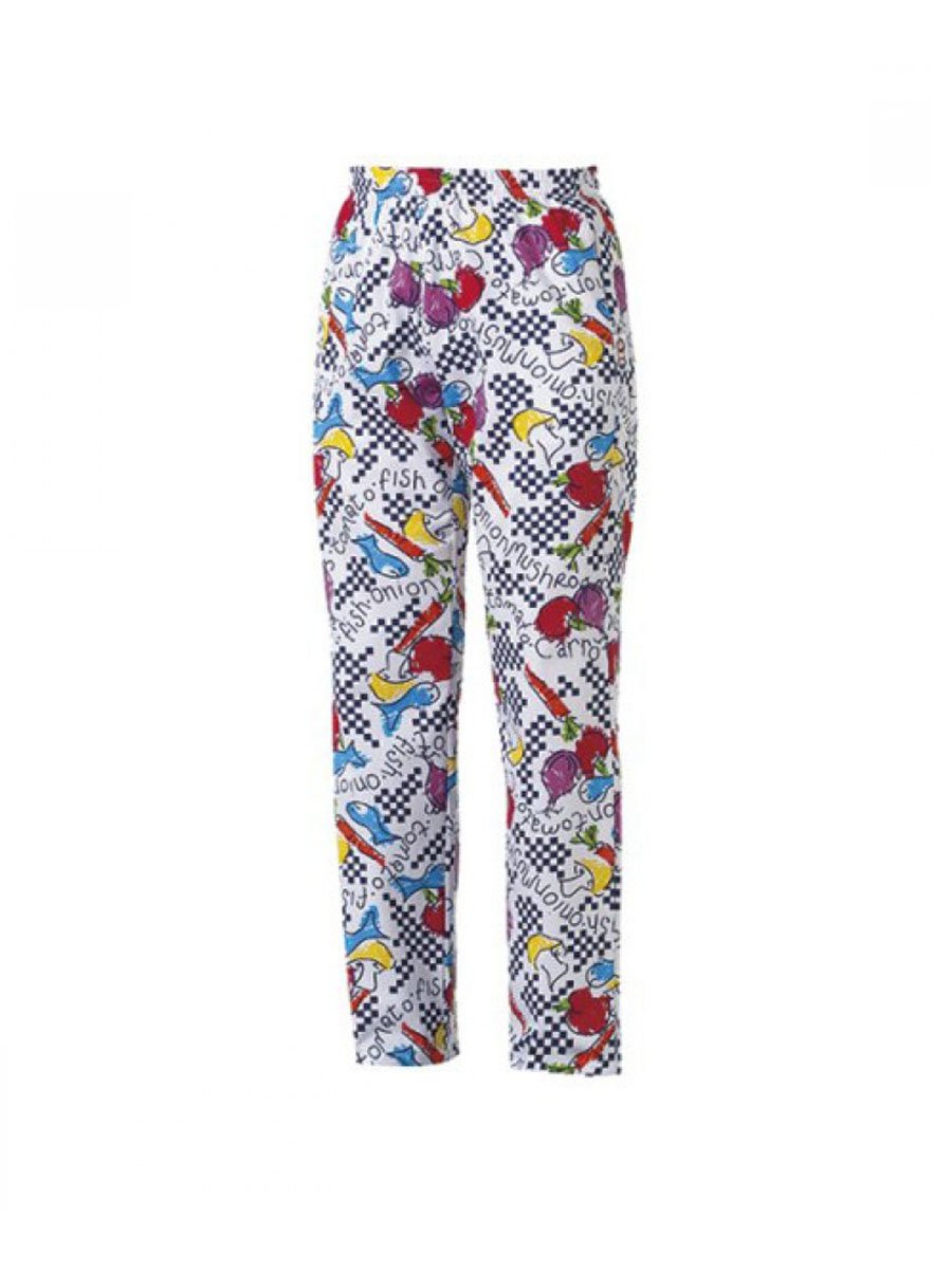 Egochef Παντελόνι Λευκό Με Σχέδια Fantasy Egochef Παντελόνι Λευκό Με Σχέδια Fantasy