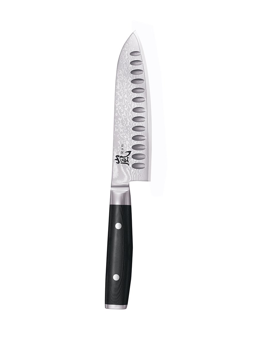 Yaxell RAN Μαχαίρι Santoku 16.5 Εκ. Με Ψύκτρες Yaxell RAN Μαχαίρι Santoku 16.5 Εκ. Με Ψύκτρες