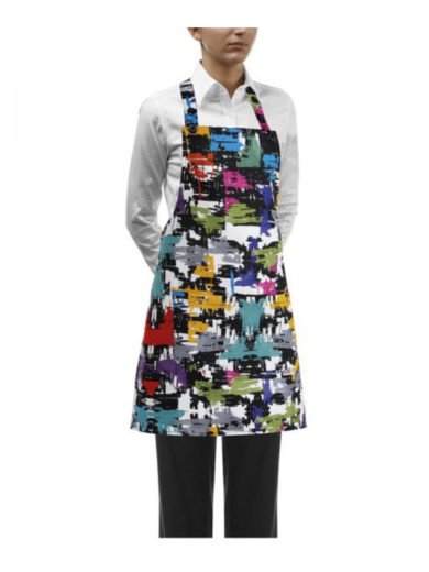 Egochef Bib Apron Short With Prints Graphic Egochef Bib Apron Short With Prints Graphic