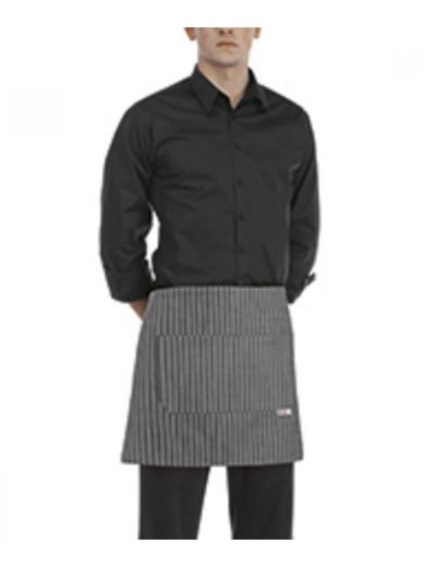 Egochef Ποδιά Μέσης 40x70 εκ Γκρί Με Ρίγες Egochef Ποδιά Μέσης 40x70 εκ Γκρί Με Ρίγες