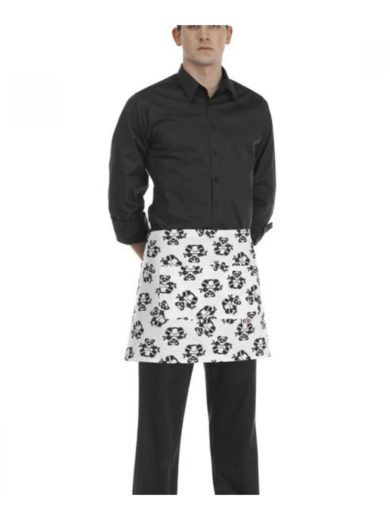 Egochef Ποδιά Μέσης 40x70 εκ Λευκή Με Σχέδια Wild Egochef Ποδιά Μέσης 40x70 εκ Λευκή Με Σχέδια Wild