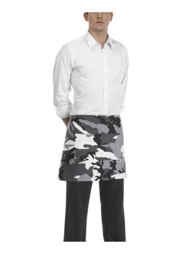 Egochef Ποδιά Μέσης 40x70 εκ Γκρί Με Σχέδια Artic Egochef Ποδιά Μέσης 40x70 εκ Γκρί Με Σχέδια Artic