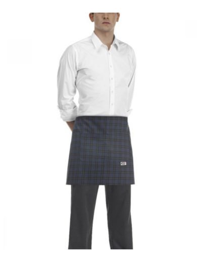 Egochef Ποδιά Μέσης 40x70 εκ Tartan Γκρι Καρό Egochef Ποδιά Μέσης 40x70 εκ Tartan Γκρι Καρό