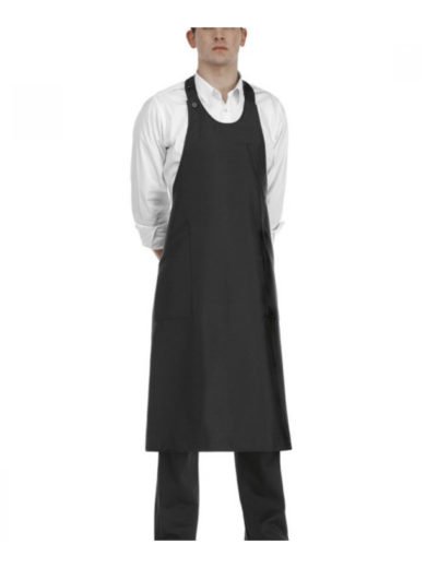 Egochef Bib Apron Long Sommelier Black Egochef Bib Apron Long Sommelier Black