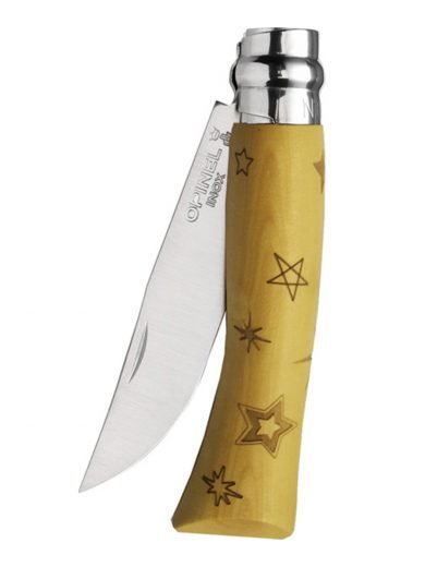 Opinel Inox Nature Etoiles Σουγιάς Αστέρια N°7 Opinel Inox Nature Etoiles Σουγιάς Αστέρια N°7