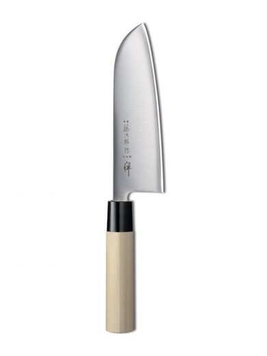 Tojiro Zen Μαχαίρι Γενικής Χρήσης Santoku Με Λαβή Βελανιδιάς 16,5 εκ