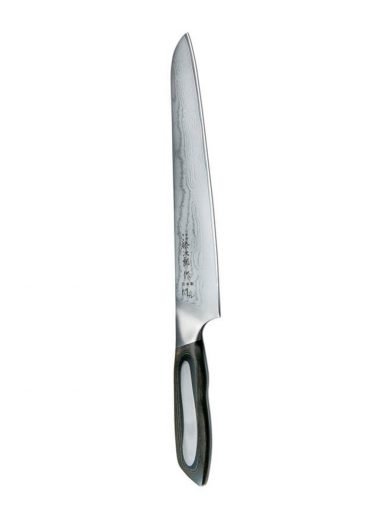 Tojiro Flash Dp Damascus Μαχαίρι Τεμαχισμού Με Λαβή Micarta Flash 24 εκ Tojiro Flash Dp Damascus Μαχαίρι Τεμαχισμού Με Λαβή Micarta Flash 24 εκ