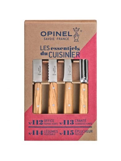 Opinel Essentiels Olive Σετ Μαχαιριών Κουζίνας 4 τμχ