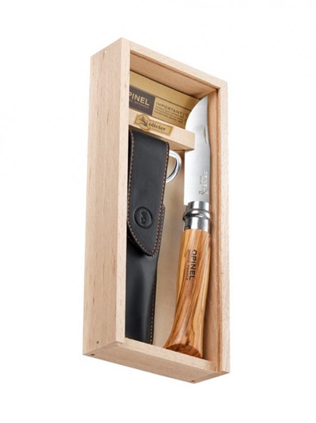 Opinel Σουγιάς Σε Κασετίνα Ξύλινη Με Τζάμι Και Λαβή Από Ελιά N° 8 Opinel Σουγιάς Σε Κασετίνα Ξύλινη Με Τζάμι Και Λαβή Από Ελιά N° 8