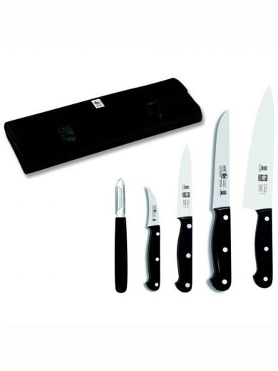 Μαχαίρια για Σεφ σετ 5 τμχ και Θήκη μεταφοράς, Προσφορά ιδανική για σπουδαστές Μαχαίρια για Σεφ σετ 5 τμχ και Θήκη μεταφοράς, Προσφορά ιδανική για σπουδαστές