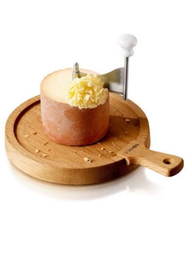 Boska Holland, Τete De Moine, Μηχανισμός κοπής