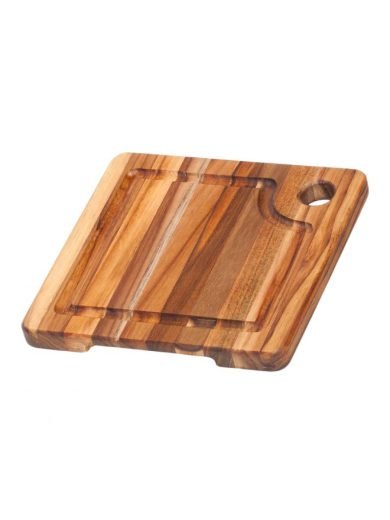 Teak Haus Square Marine Cutting Board With Juice Canal 20,3x20,3x1,9 cm Teak Haus Square Marine Cutting Board With Juice Canal 20,3x20,3x1,9 cm
