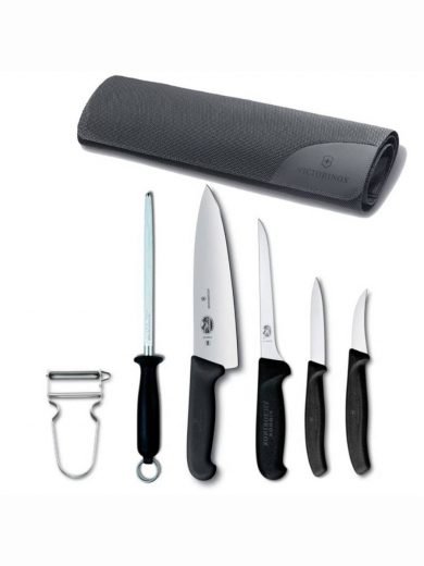 Victorinox Σετ Μαχαίρια Για Σεφ Και Θήκη Μεταφοράς Προσφορά Για Σπουδαστές 6 τμχ