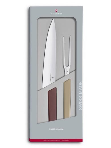 Victorinox Swiss Modern Σετ Ψητού Carving Σε Διάφορα Χρώματα Με Συσκευασία Δώρου 2 τμχ