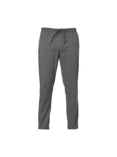 Giblor's Παντελόνι Σεφ Enrico Γκρι Με Ρίγες
