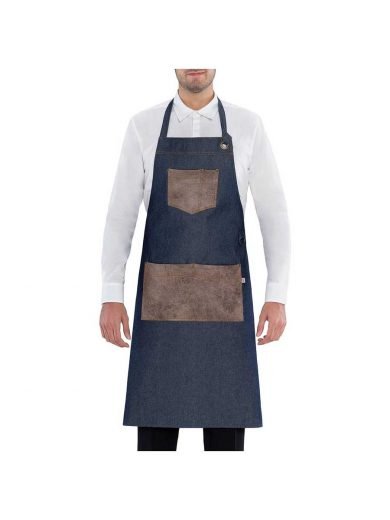 Giblor's Bib Apron Long Manchester Jeans Blue Giblor's Bib Apron Long Manchester Jeans Blue
