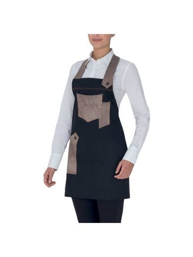 Giblor's Ποδιά Επιστήθια Κοντή Luna Mαύρη