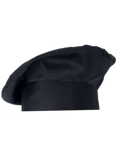 Giblor's Chef Hat Luxsatin Black Giblor's Chef Hat Luxsatin Black