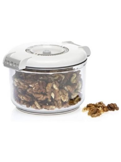 Status, Δοχείο Συντήρησης Τροφίμων Σε Κενό Αέρος Στρογγυλό 750 ml Άσπρο