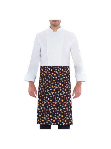 Giblor's Waist Apron Praga Black With Prints Indian Owls Giblor's Waist Apron Praga Black With Prints Indian Owls