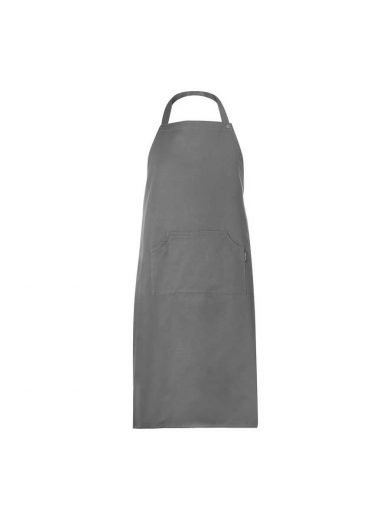 Giblor's Bib Apron Long Grey Giblor's Bib Apron Long Grey