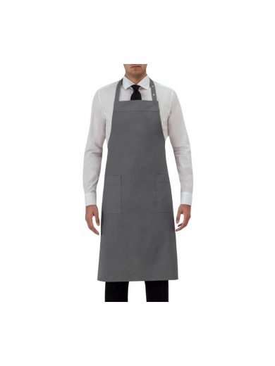 Giblor's Bib Apron Long Dark Grey Giblor's Bib Apron Long Dark Grey