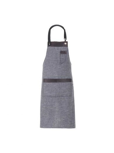 Giblor's Bib Apron Long Tropez Grey