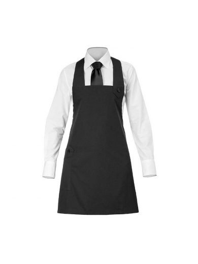 Giblor's Ποδιά Επιστήθια Κοντή Elettra Mαύρη