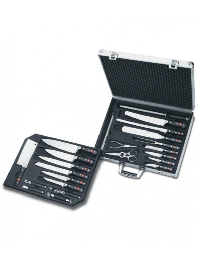 Wusthof Βαλίτσα Με 25 Μαχαίρια Και Εργαλεία Με Κλειδαριά Wusthof Βαλίτσα Με 25 Μαχαίρια Και Εργαλεία Με Κλειδαριά