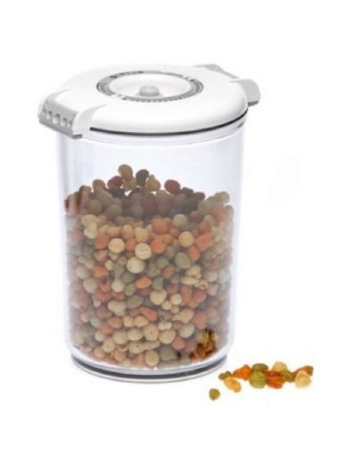 Status, Δοχείο Συντήρησης Τροφίμων Σε Κενό Αέρος Στρογγυλό 1.5 λτ. Άσπρο