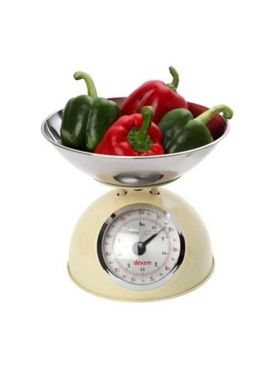 Dexam Ζυγαριά Μηχανική 5 Κιλών Άσπρη Retro Dexam Ζυγαριά Μηχανική 5 Κιλών Άσπρη Retro