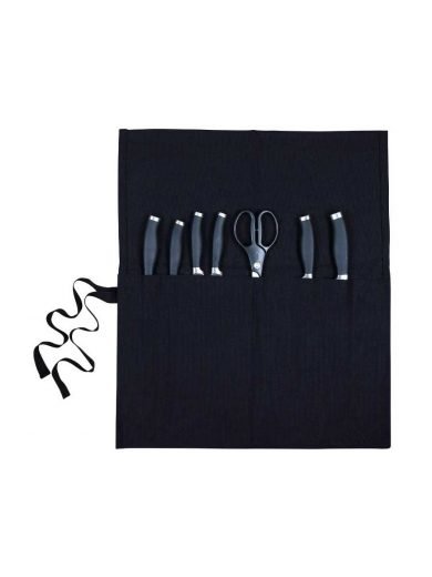 Dexam Θήκη Μαχαιριών Σε Ρολό 10 Θέσεων Μαύρη