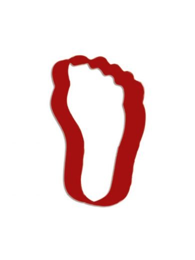 Dexam Cookie Cutter Foot Red 9cm