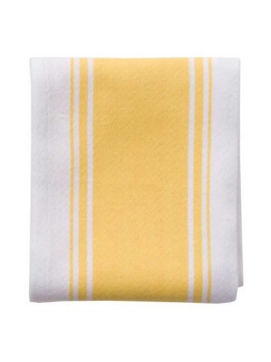 Dexam Tea Towel 100% Cotton Yellow Stripe Sunflower Dexam Tea Towel 100% Cotton Yellow Stripe Sunflower