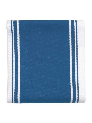 Dexam Tea Towel 100% Cotton Blue Stripe Moroccan Blue Dexam Tea Towel 100% Cotton Blue Stripe Moroccan Blue