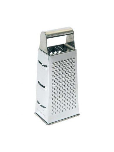 Dexam Grater 4 Sided Stainless Steel 21cm Dexam Grater 4 Sided Stainless Steel 21cm
