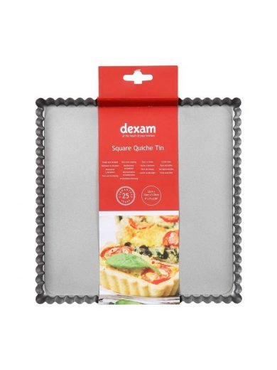 Dexam Non-Stick Square Flan Pan 23x23cm Dexam Non-Stick Square Flan Pan 23x23cm