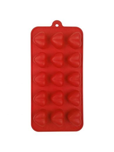 Dexam Chocolate Silicone Red Mould Heart Dexam Chocolate Silicone Red Mould Heart