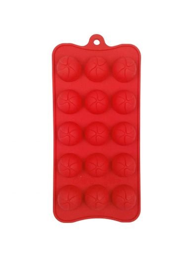 Dexam Chocolate Silicone Red Mould Round Dexam Chocolate Silicone Red Mould Round