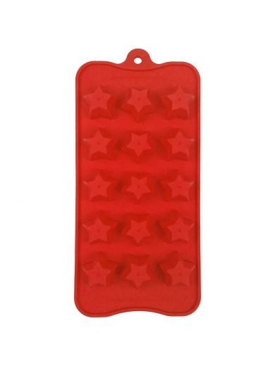 Dexam Chocolate Silicone Red Mould Star Dexam Chocolate Silicone Red Mould Star