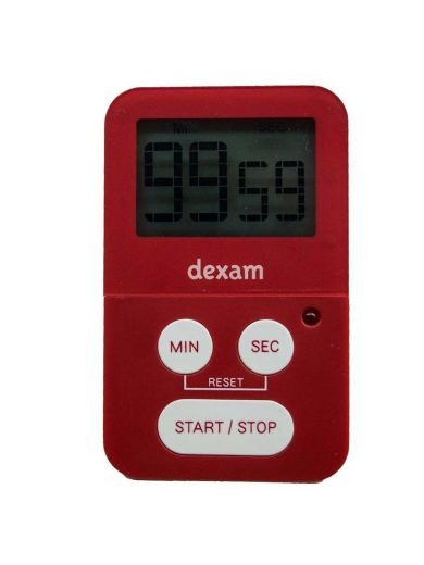Dexam Kitchen Timer Mini Digital Red Dexam Kitchen Timer Mini Digital Red