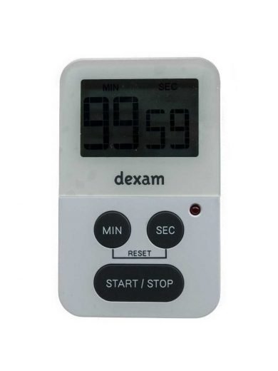 Dexam Kitchen Timer Mini Digital White Dexam Kitchen Timer Mini Digital White
